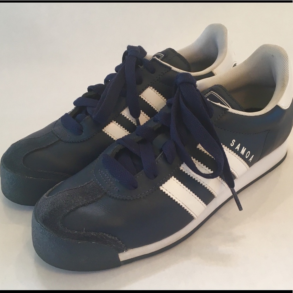 Adidas Navy/White “Samoa” sneakers Unisex SZ 6.5